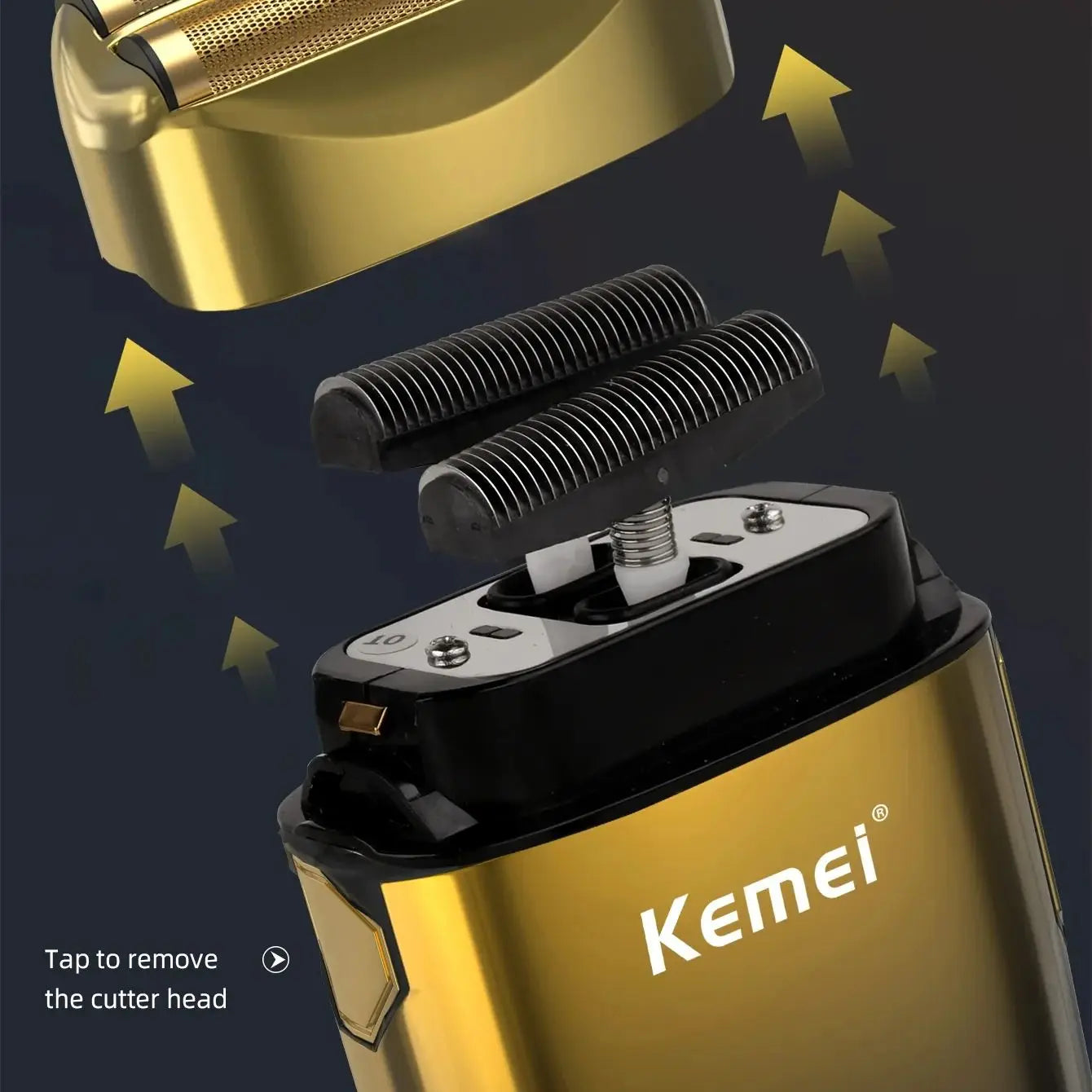 Kemei TX10 – High-Performance Rechargeable Shaver with LED Display