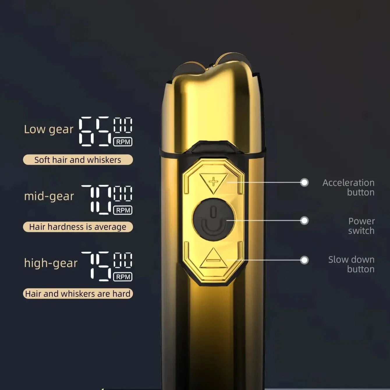 Kemei TX10 – High-Performance Rechargeable Shaver with LED Display