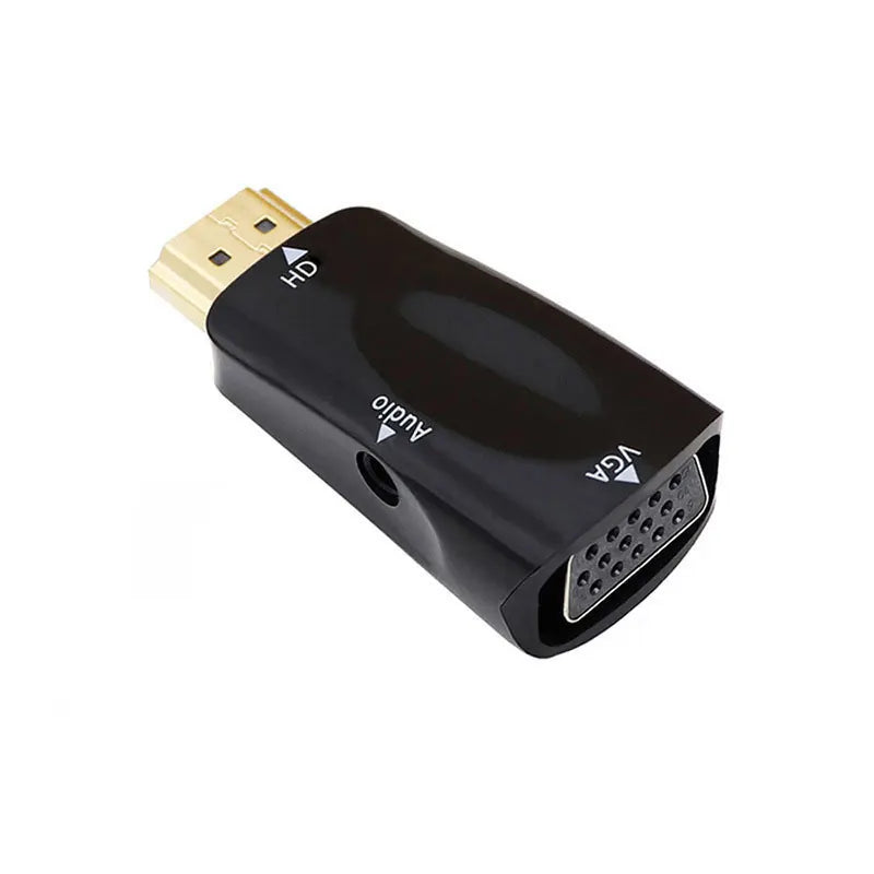HDMI-compatible to VGA Cable Converter Adapter