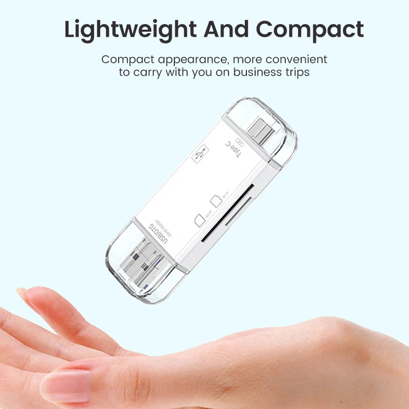OTG 6 in 1 Card Reader Type C