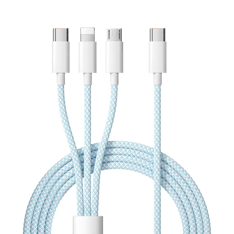 3 In 1 Fast Charging Cable 100W
