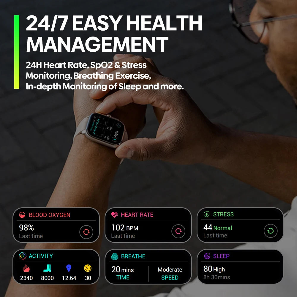 New Zeblaze Beyond 3 Pro Smart Watch 2.15" AMOLED Display