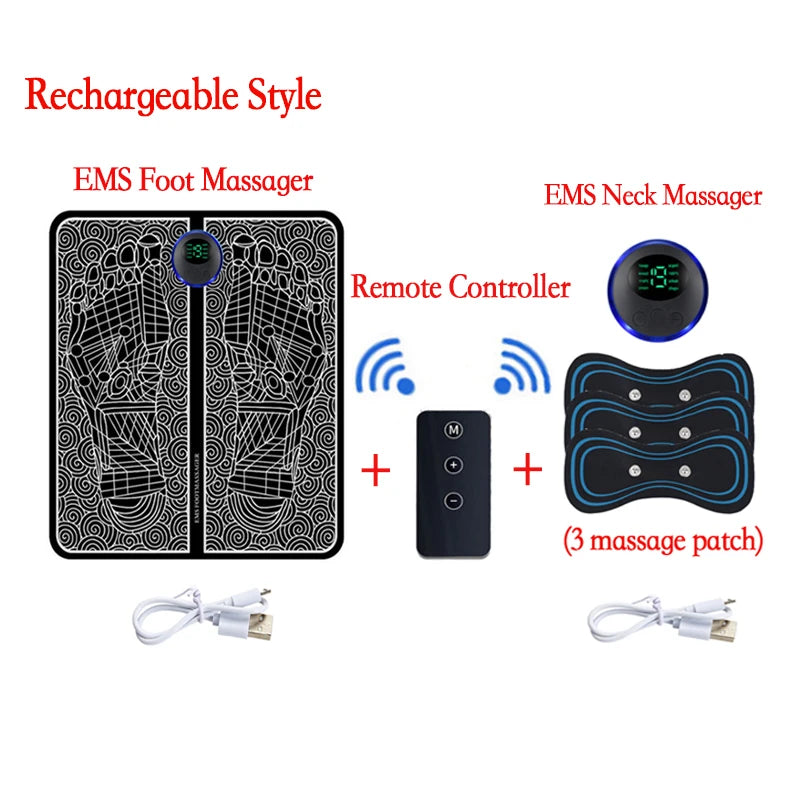 Smart Remote EMS Foot Massager