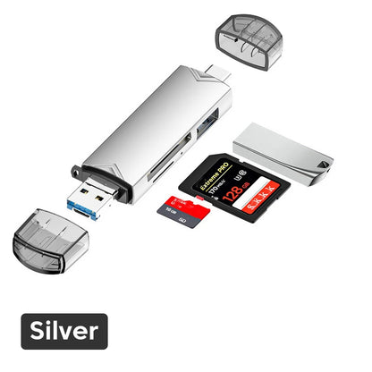 6 in 1 USB 3.0 Card Reader