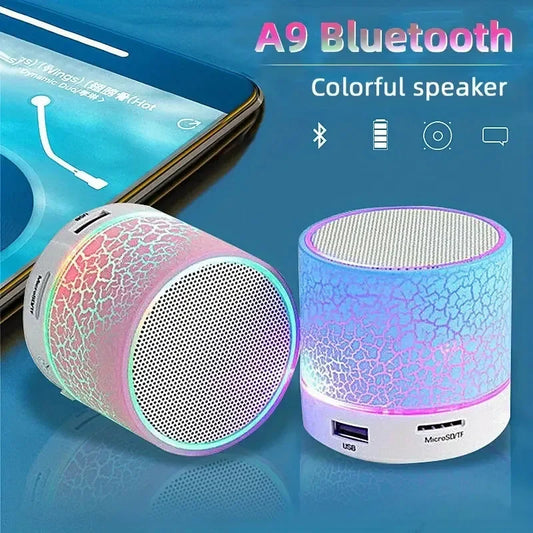 Wireless  Speaker Colorful LED  Portable