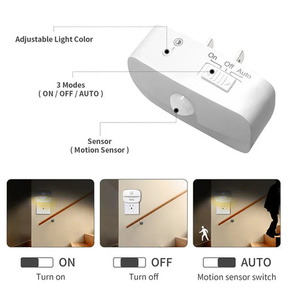 Led Night Light with Motion Sensor