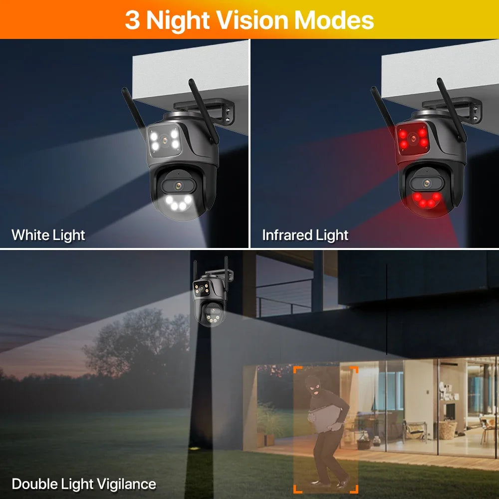 IP Camera 6K 9MP HD WiFi Outdoor Camera