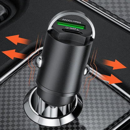 100W Car Charger Lighter PD Fast Charging