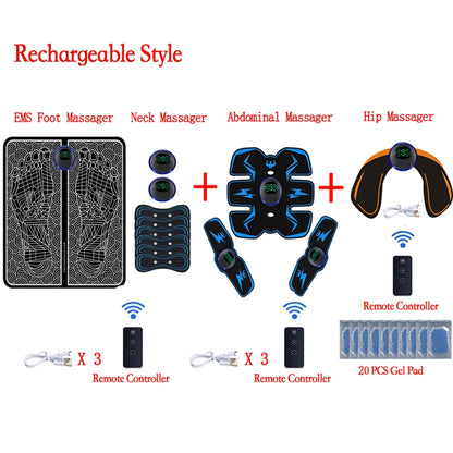 Smart Remote EMS Foot Massager