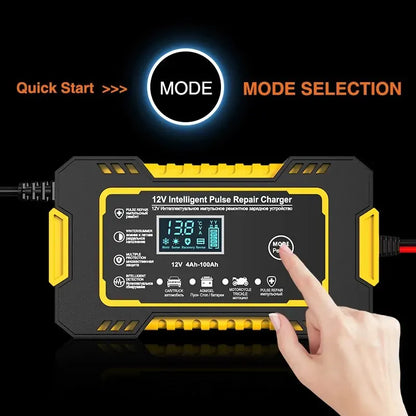 12V 6A Full Automatic Car Battery Charger