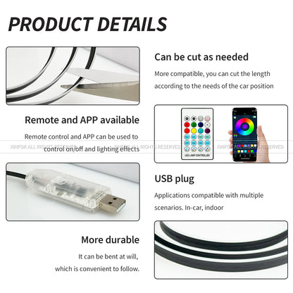 NeoGlow – Interior RGB Light Kit with Acrylic Trim