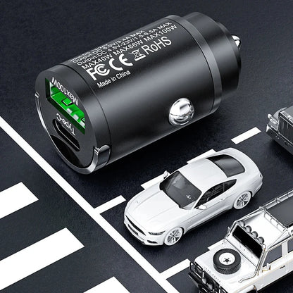 100W Car Charger Lighter PD Fast Charging