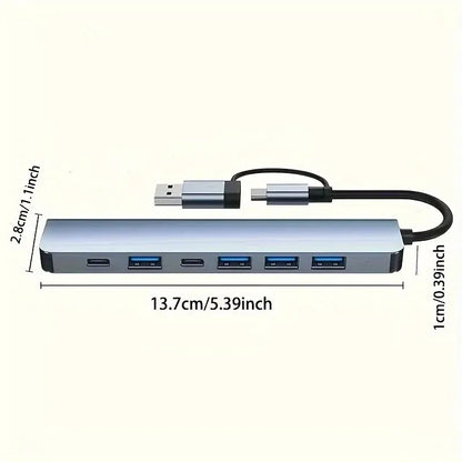 VIENON Aluminum 7 in 1 USB Extender