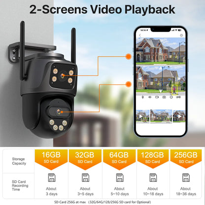IP Camera 6K 9MP HD WiFi Outdoor Camera