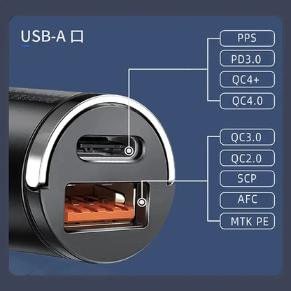 100W Car Charger Lighter PD Fast Charging