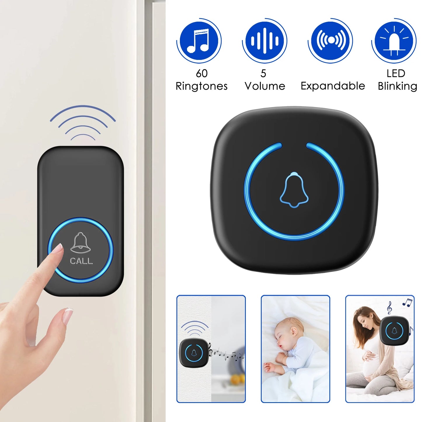 Wireless Doorbell Intelligent Welcome Door Bell