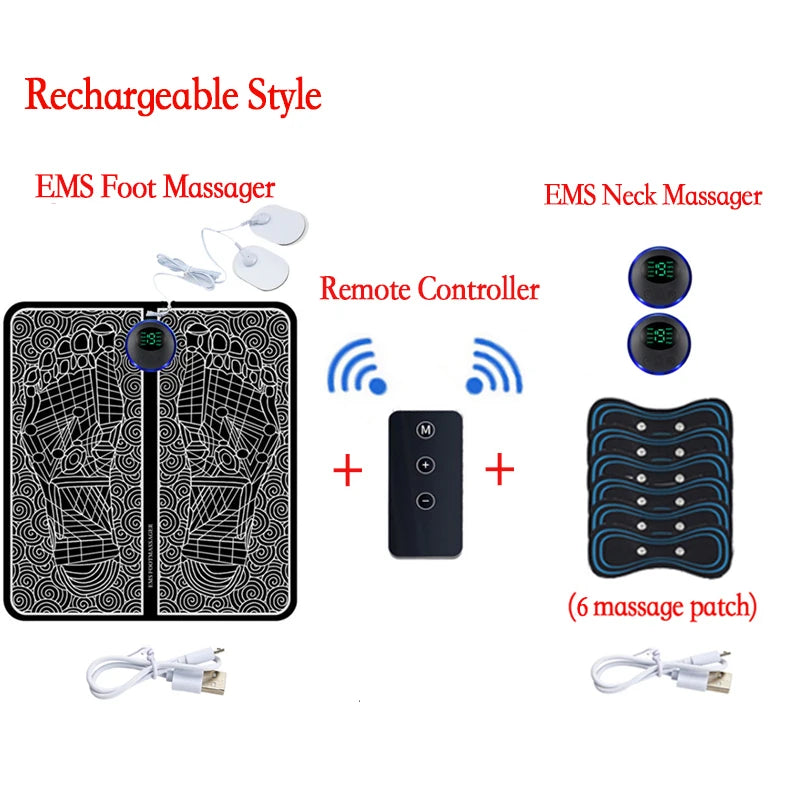 Smart Remote EMS Foot Massager