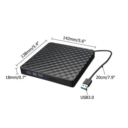 USB 3.0 Type C Slim External DVD-RW