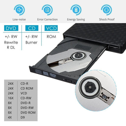USB 3.0 Type C Slim External DVD-RW