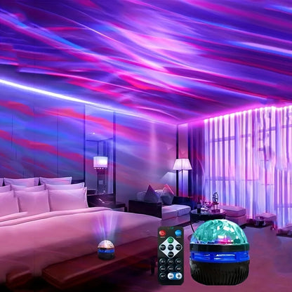 USB Galaxy Projector Aurora 5V Night Lights Auto Rotating